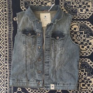 Denim Sleeveless Vest